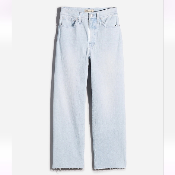 Madewell Perfect Vintage Wide-Leg Crop Jean W33 NWT - Picture 5 of 7